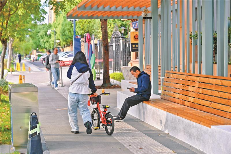 串联性爱论坛经开区三所学校 儿童友好“护学路”焕新升级