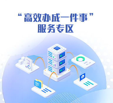 “高效办成一件事”服务专区